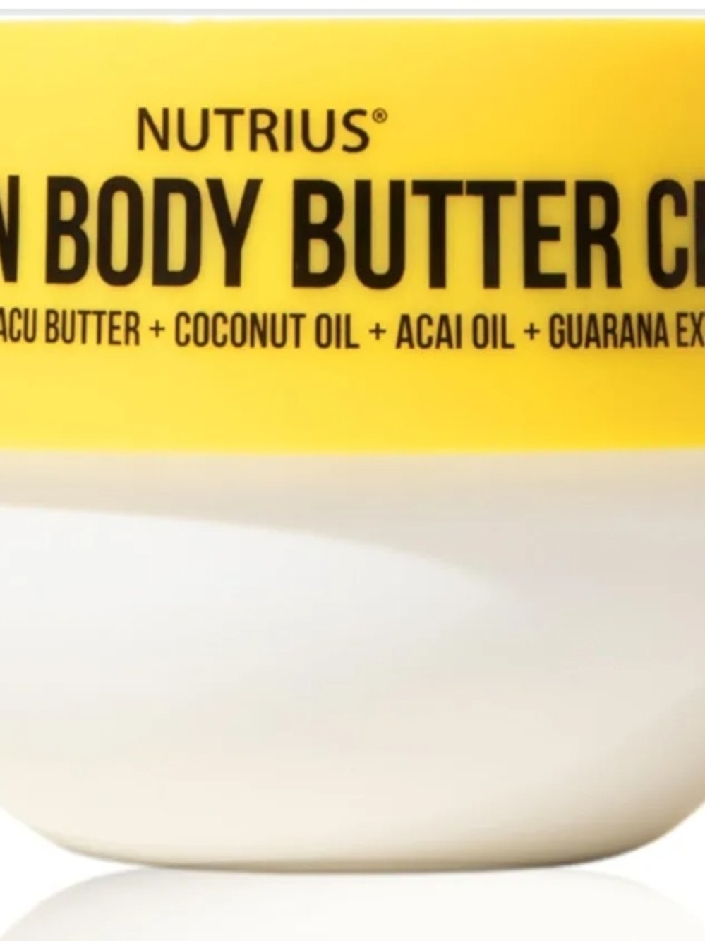 Nutrius Brazilian Body Butter Cream Smooth Fast Absorbing 6 FL Oz